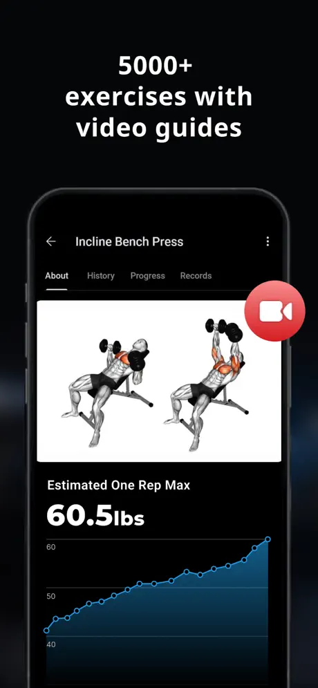Lyfta: Gym Workout Tracker Log screenshot 5