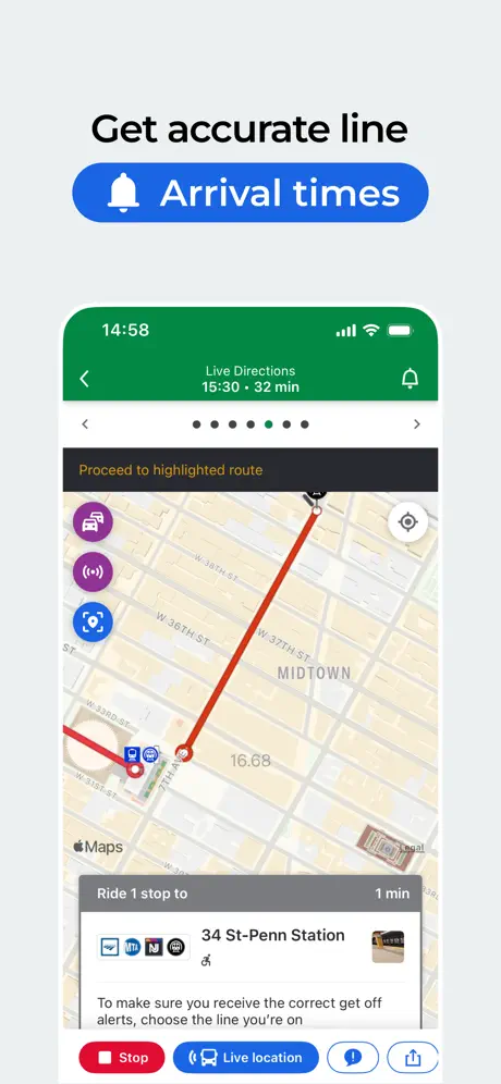 Moovit screenshot 2