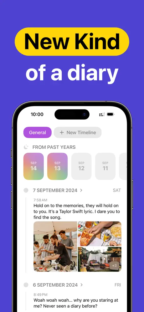 Timeline Journal - Diary, Logs screenshot 1