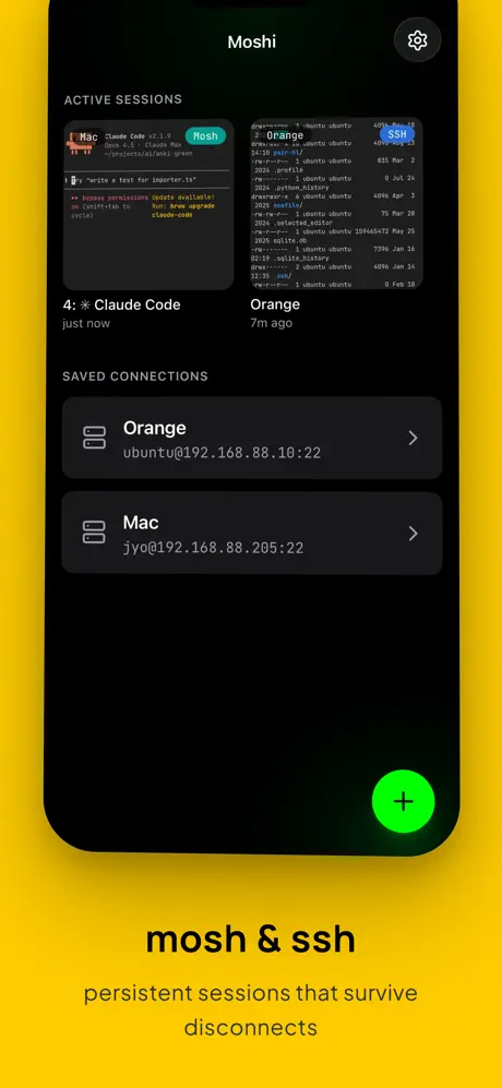 Moshi screenshot 2