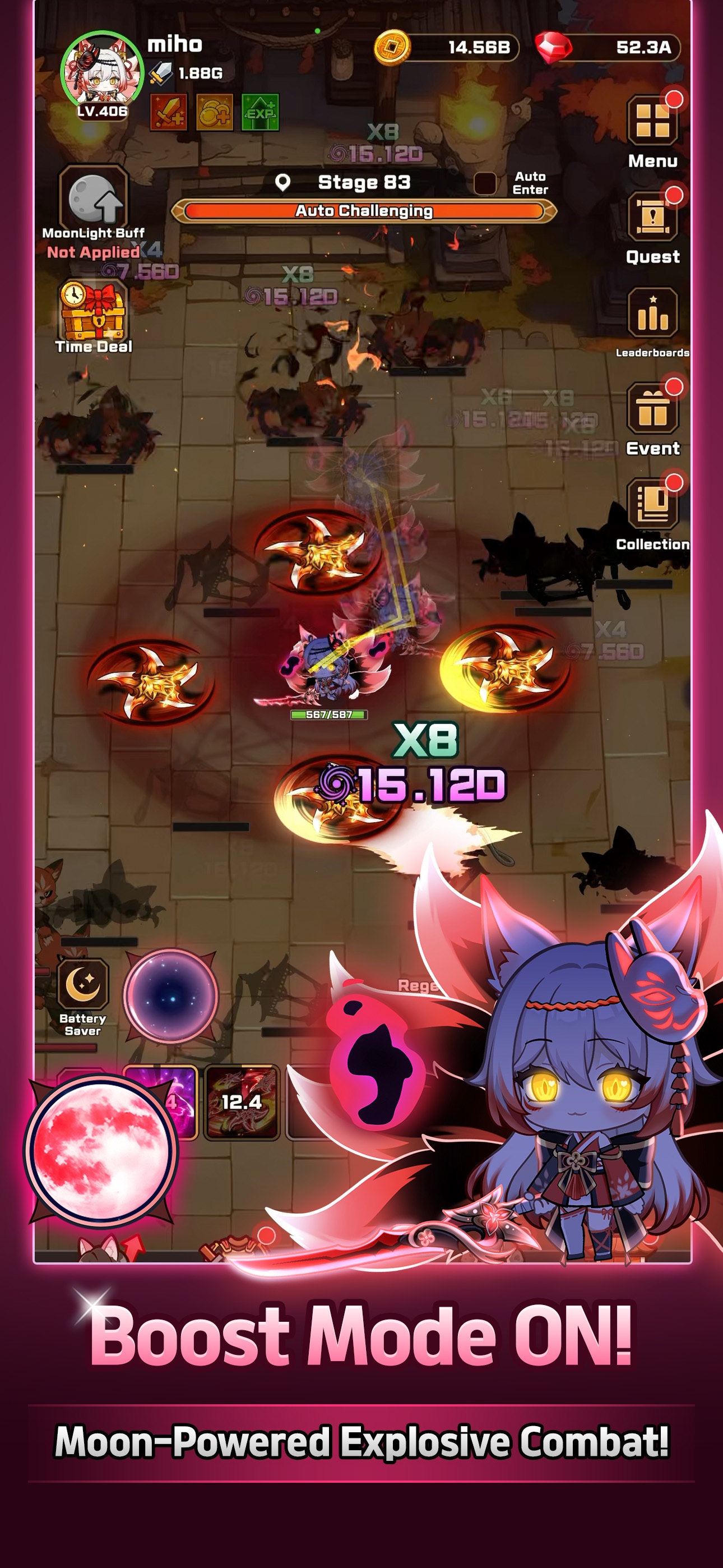 Nine-Tailed Fox Idle RPG screenshot 2