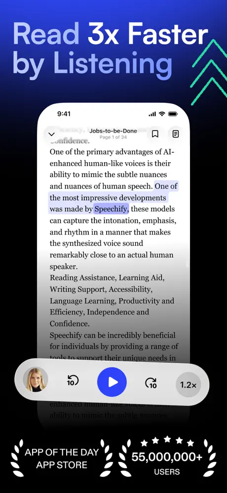 Speechify screenshot 1