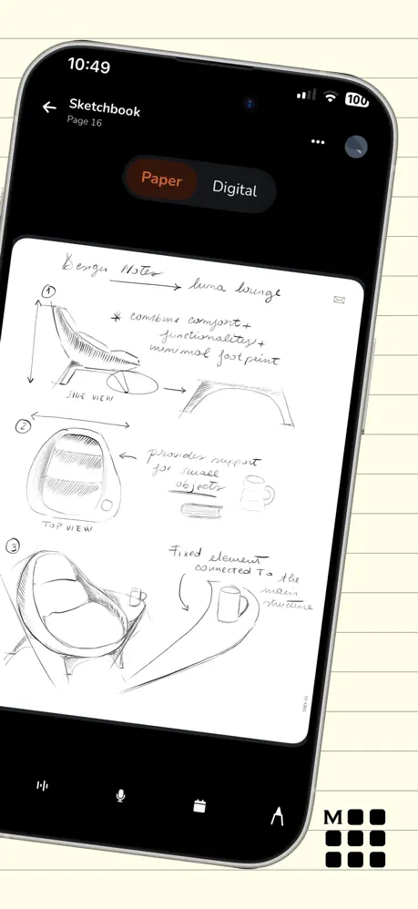 Moleskine Notebooks screenshot 2