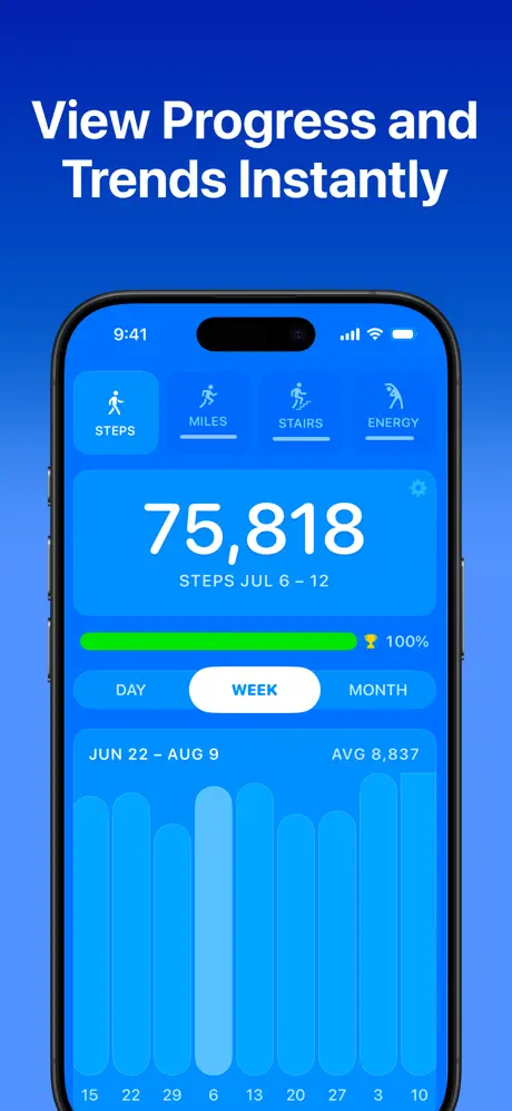 Steps: Step Counter, Pedometer screenshot 5