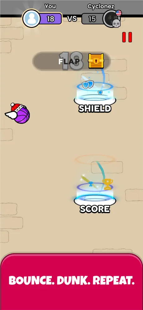 Flappy Dunk - iOSGods.com screenshot 4
