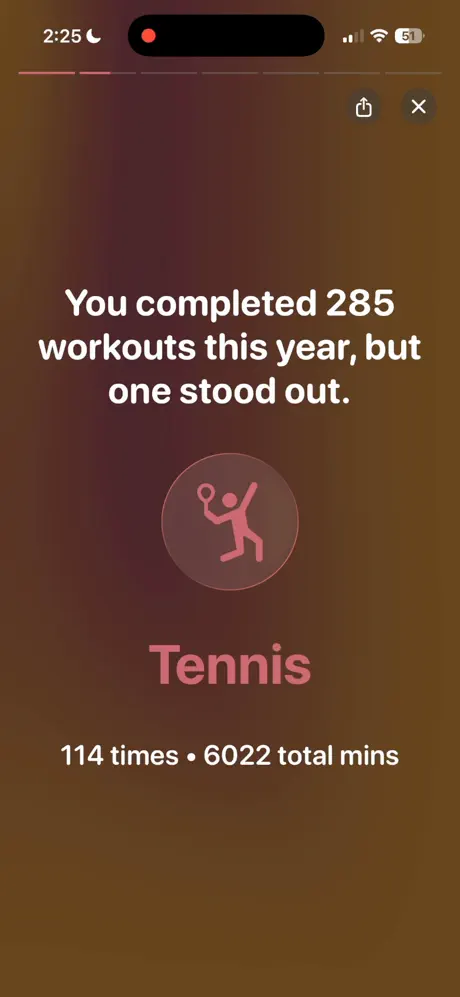 Fitness Wrapped screenshot 1