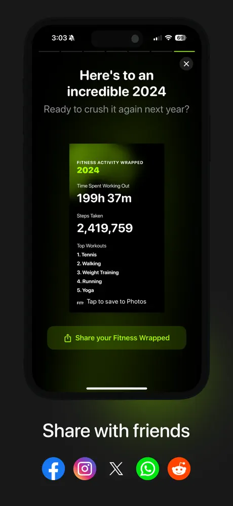 Fitness Wrapped screenshot 3