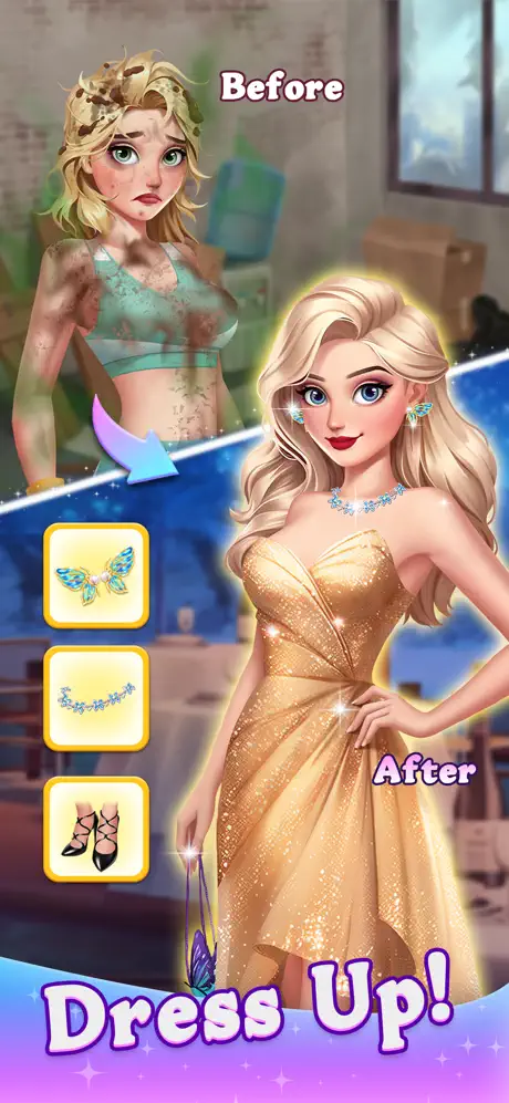 Beauty Blast: Makeover & Story - iOSGods.com screenshot 4