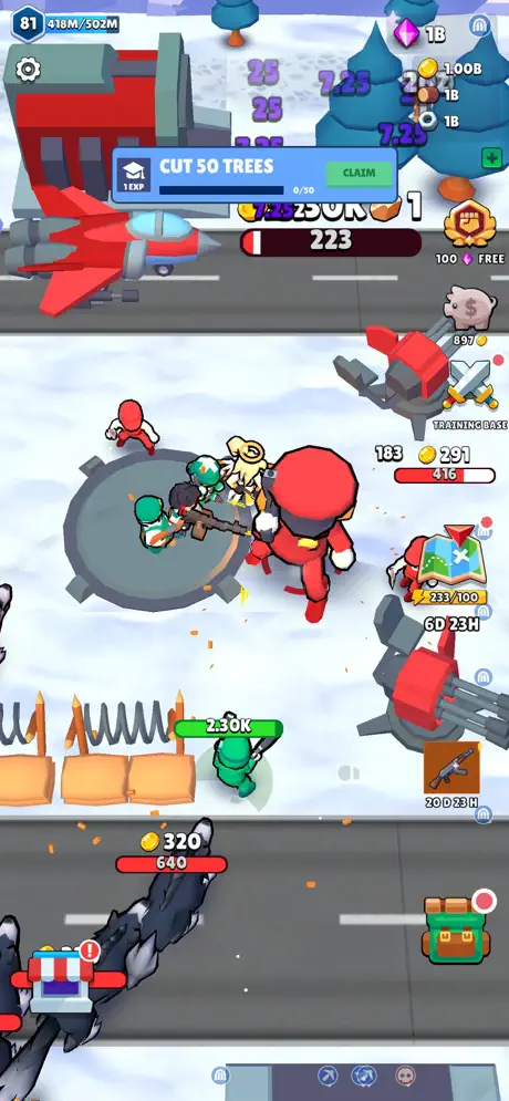 Stickman Wars - iOSGods.com screenshot 1