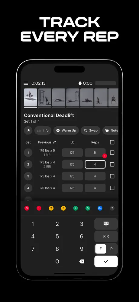 Workouts screenshot 3