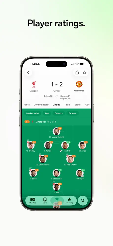 FotMob screenshot 2