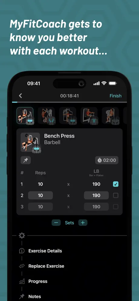 MyFitCoach screenshot 3