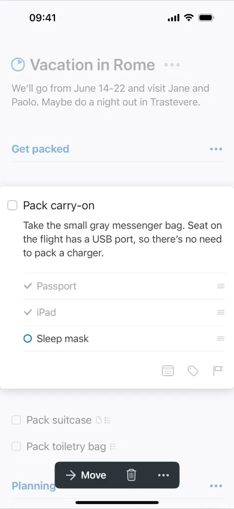 Things screenshot 1