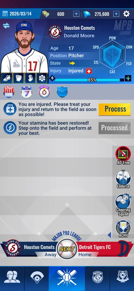 Baseball Rising Star - iOSGods.com screenshot 1