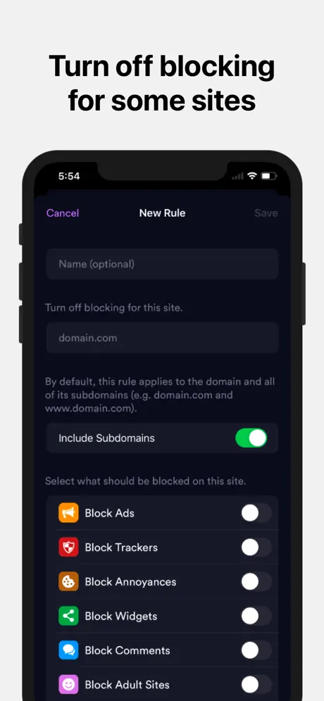 1Blocker screenshot 5