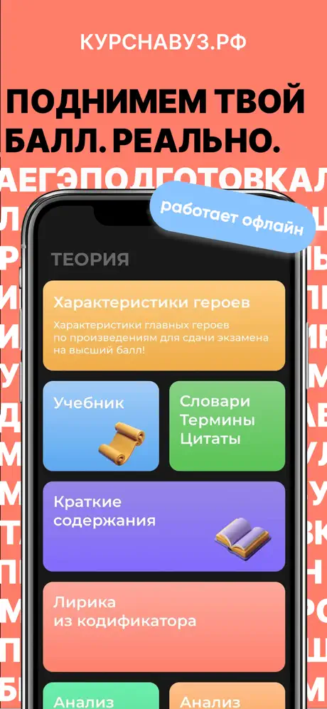 ЕГЭ Литература screenshot 1