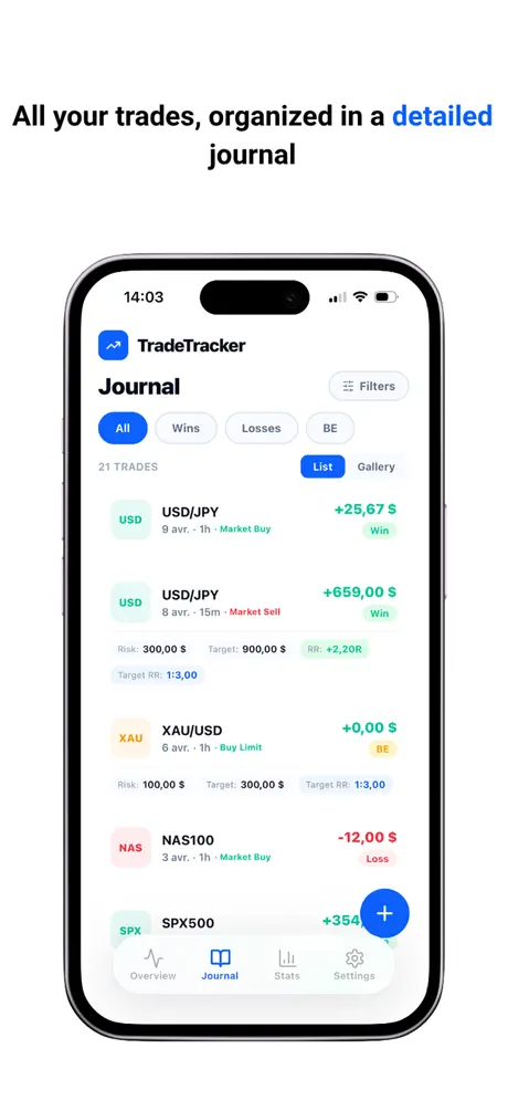 TradeTracker screenshot 3