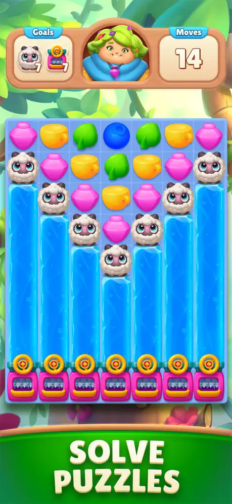 My Lovely Planet Puzzle Match3 - iOSGods.com screenshot 3