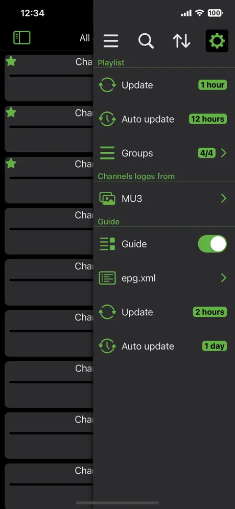 Flex IPTV screenshot 2