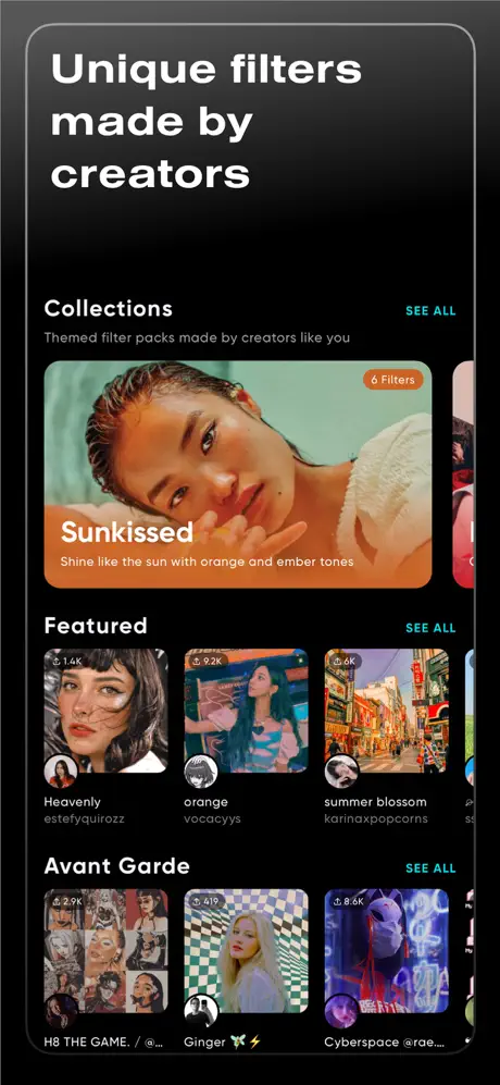 Polarr screenshot 1