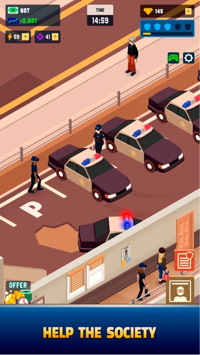 Idle Police Tycoon - iOSGods.com screenshot 4