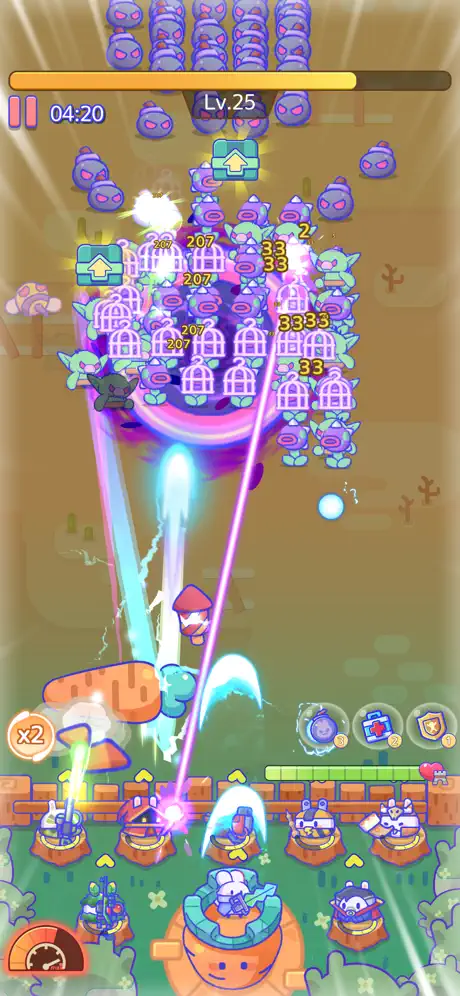 Idle Rabbit - Shooting Games screenshot 2