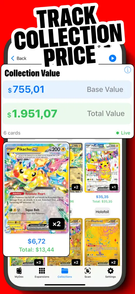 MyDex Cards - for Pokemon TCG screenshot 3