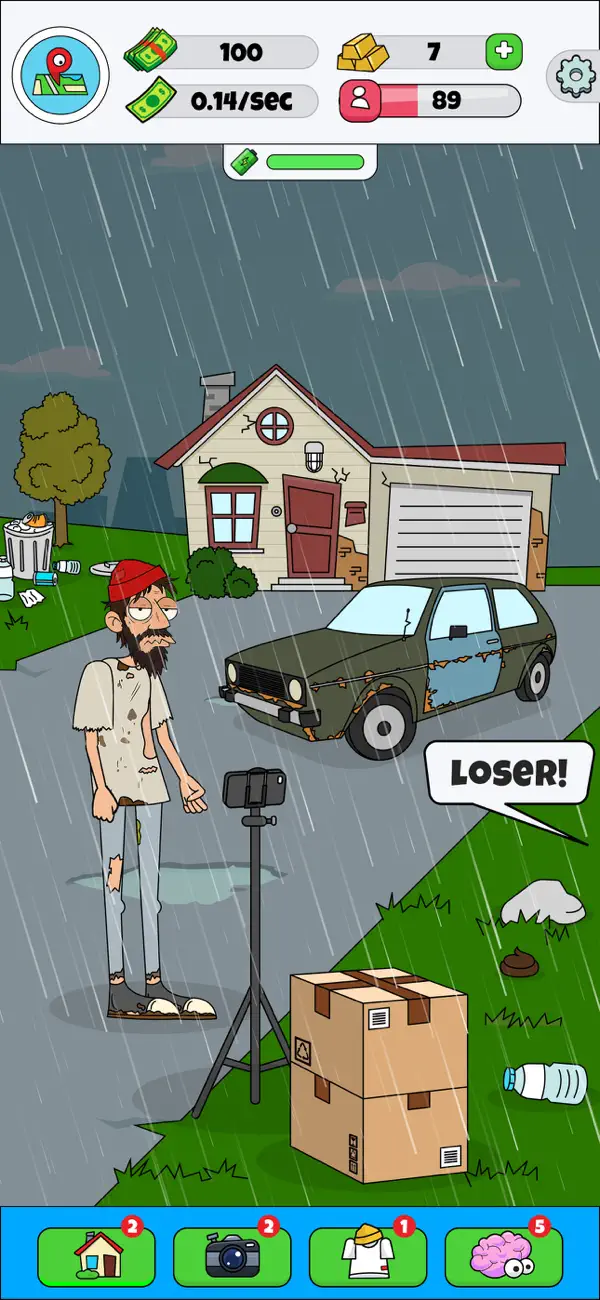 Lamar - Idle Vlogger screenshot 1