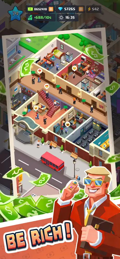 Idle Apartment Tycoon ✨ screenshot 1