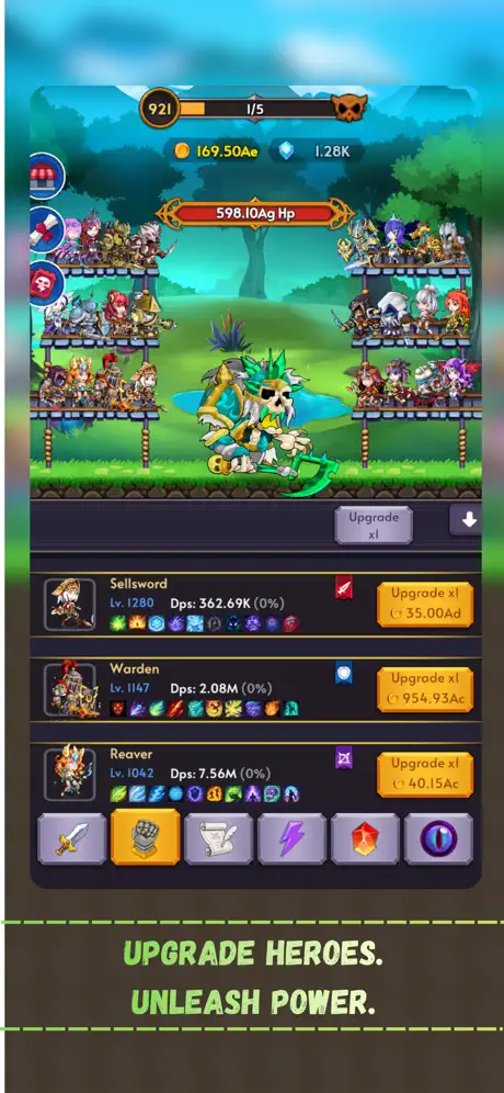 Hero Tap Legends ✨ screenshot 2