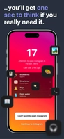 Screenshot 4 of one sec | screen time + focus