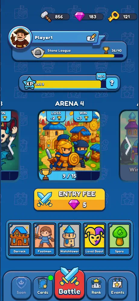 Rush Kingdoms: PvP - iOSGods.com screenshot 4