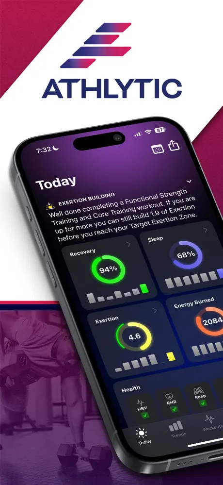 Athlytic screenshot 1