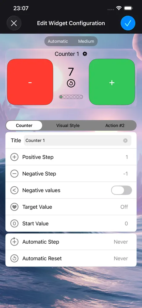 Counter Widget screenshot 2