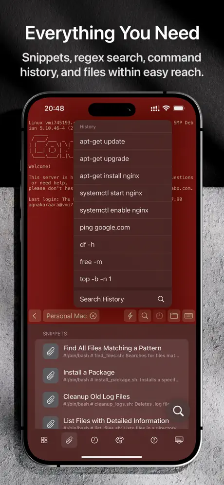 Termix: SSH Client & Terminal screenshot 5
