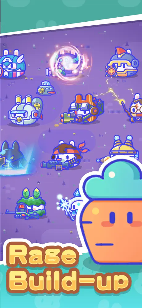 Idle Rabbit - Shooting Games screenshot 1