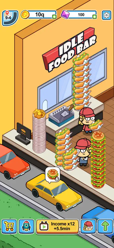 Idle Food Bar ✨ screenshot 2