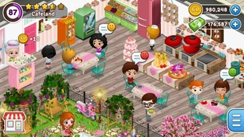 Screenshot 5 of Cafeland - World Kitchen Hack