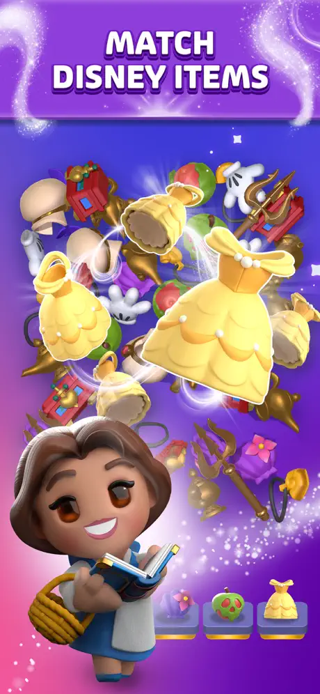 Disney Match3D - iOSGods.com screenshot 1