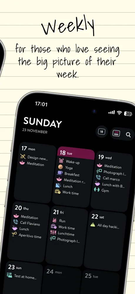 Planner screenshot 3