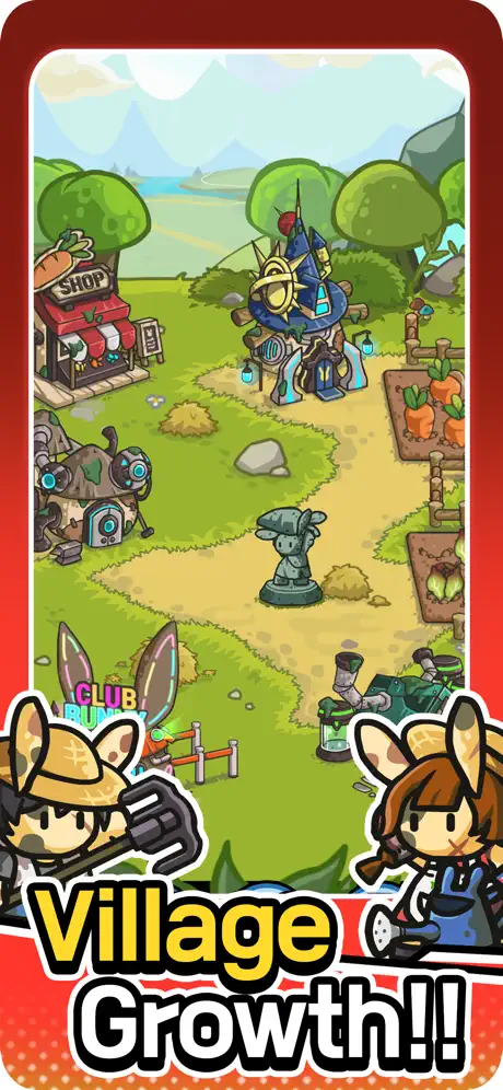 버니팜 : 좀비디펜스 ✨ screenshot 5