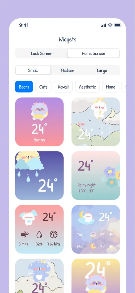 CuteWeather: weather widget screenshot 5