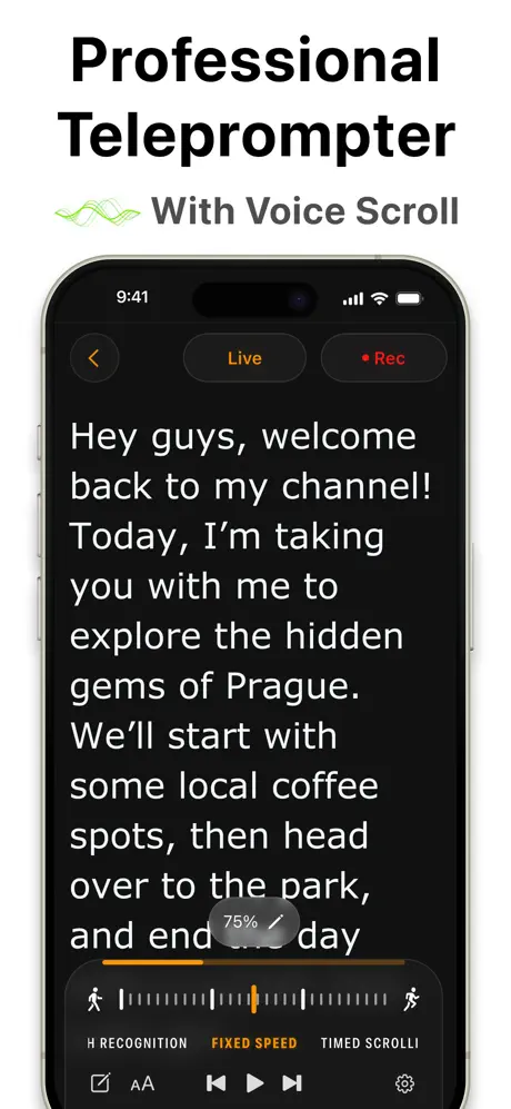 Teleprompter.com screenshot 2
