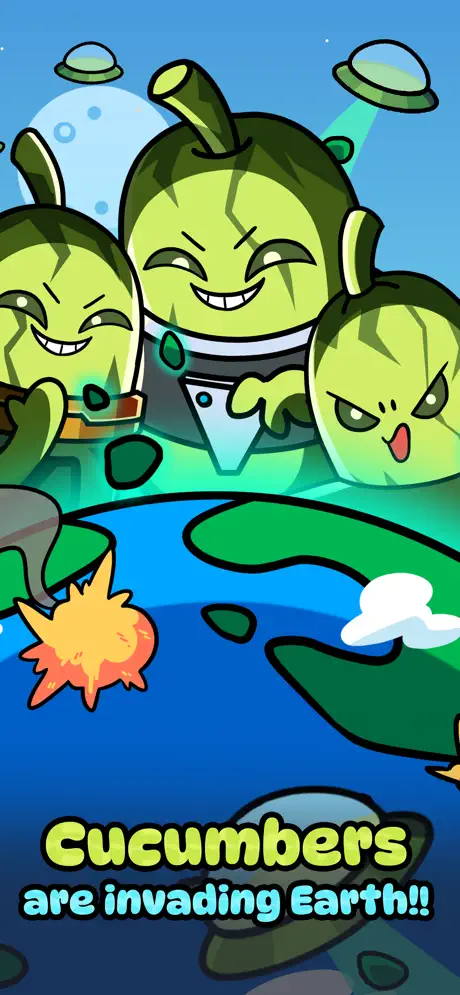 Cat vs Cucumber - iOSGods.com screenshot 1