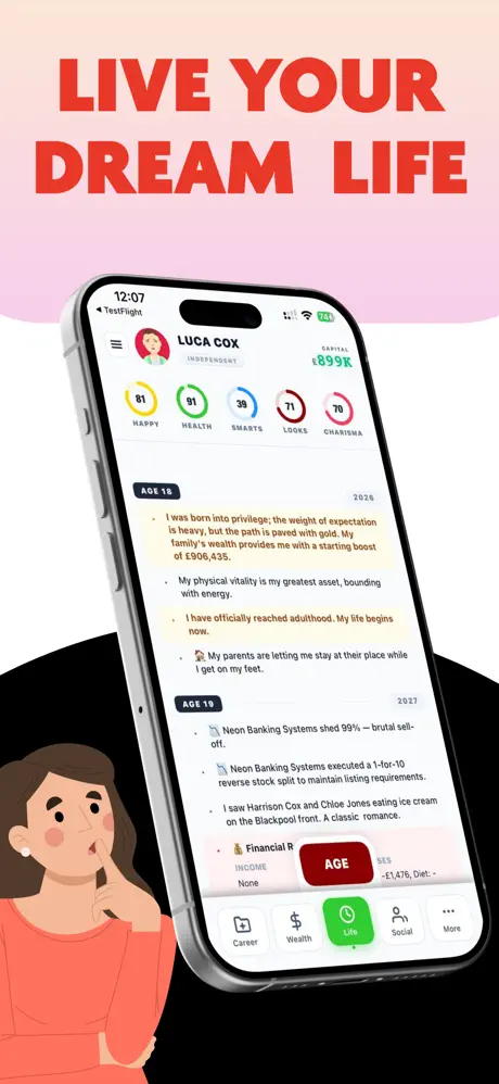 Chronos-LifeSim ✨ screenshot 1