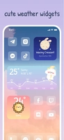 Screenshot 1 of CuteWeather: weather widget