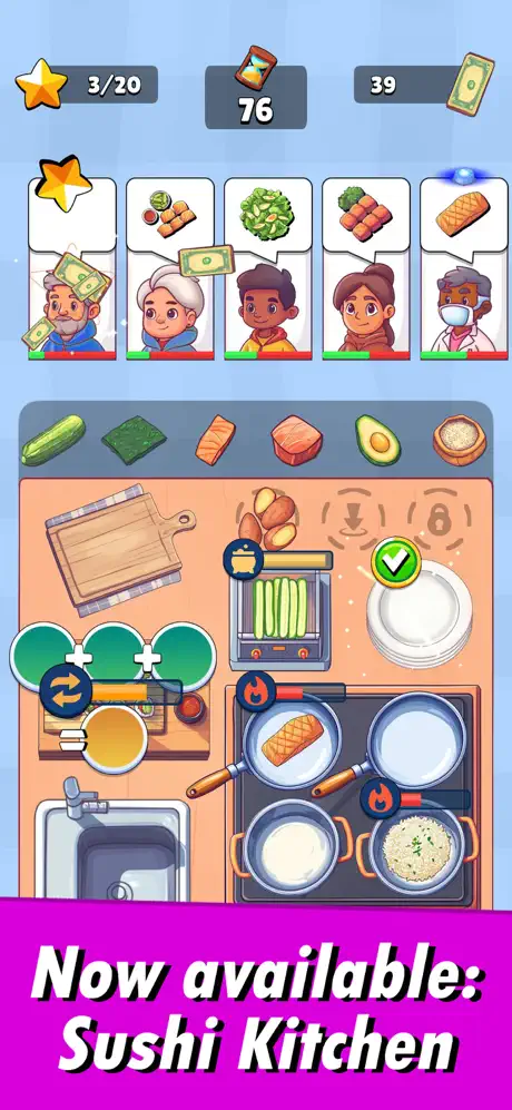 Mini Kitchen Chef - iOSGods.com screenshot 5
