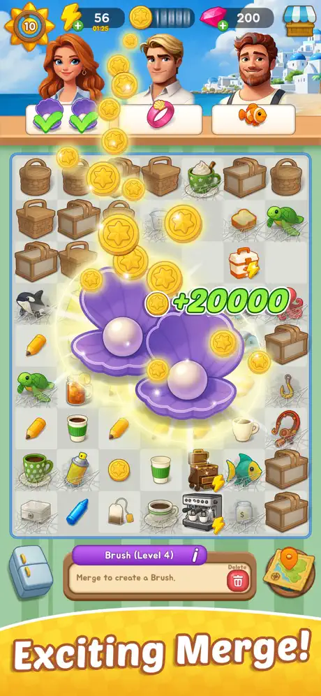 Merge Beach - iOSGods.com screenshot 3