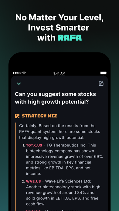 RAFA - AI Investment Agents screenshot 1