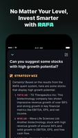 Screenshot 1 of RAFA - AI Investment Agents